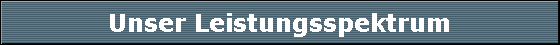 Unser Leistungsspektrum